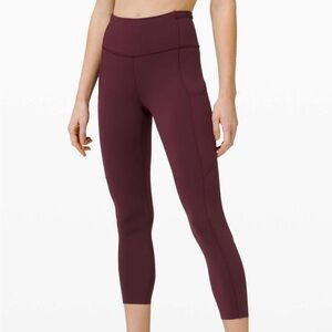 Lululemon Fast and Free 23” Pants - Size 4